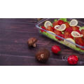 Heat resistant glass  rectangle fresh food bakeware set